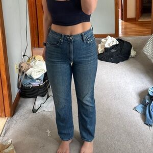 Mother Rider High Rise Ankle Jean